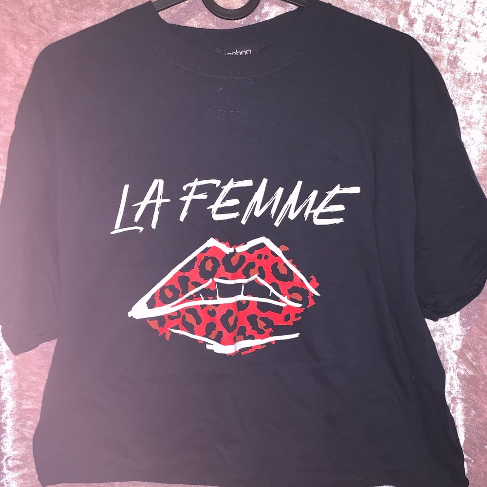 Boohoo crop top